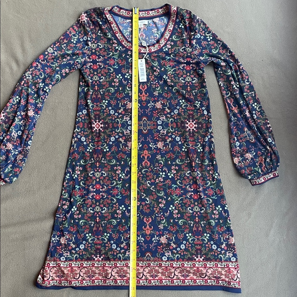 Max Studio Floral Long Sleeve Dress, XS - Picture 7 of 11